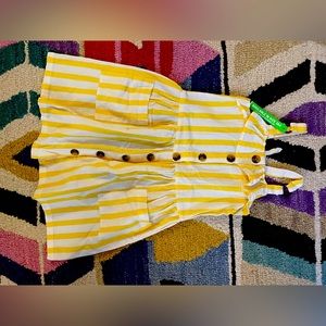 COCCODRILLO sundress, cotton-linen blend